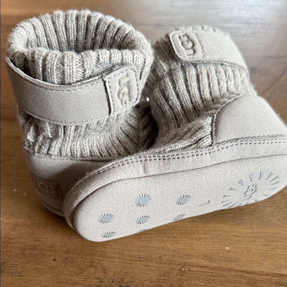 UGG Gray Baby Booties